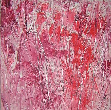 fleurs des champs .....40/40 acrylique textur&eacute;e