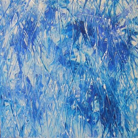 linette...40/40 acrylique textur&eacute;e