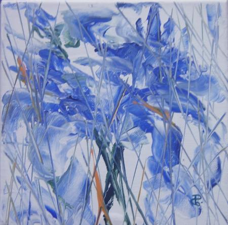 iris de mon jardin.... 20/20 acrylique